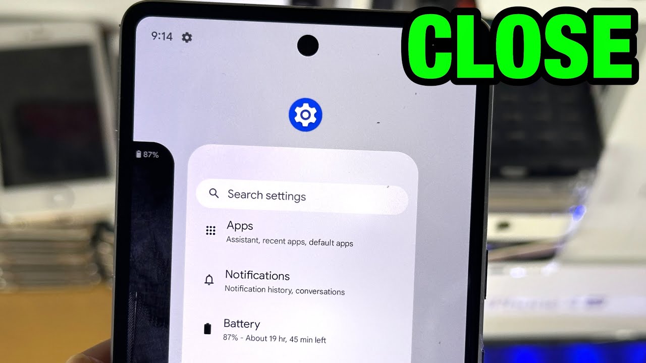 how to close apps on google pixel 7?