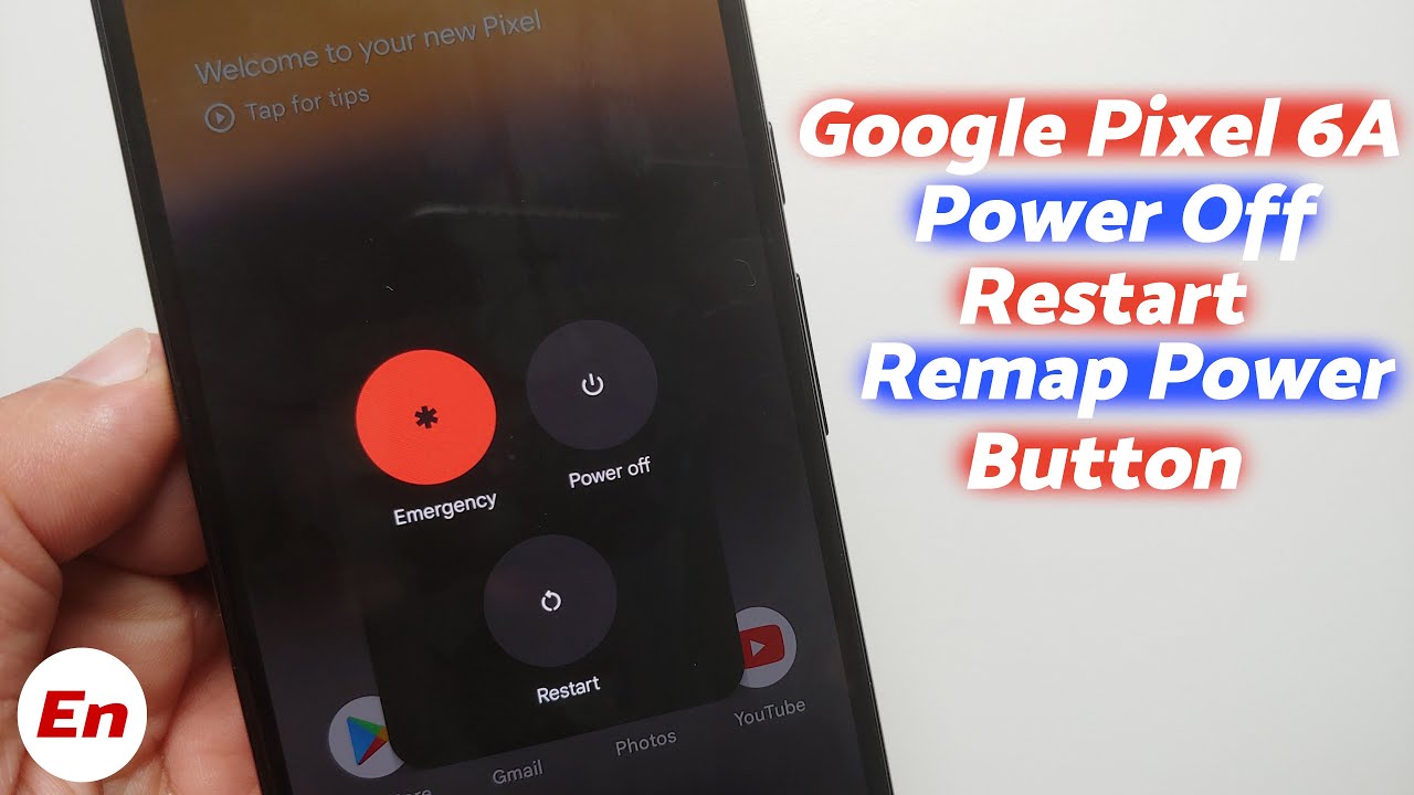 how to power off google pixel 6a?