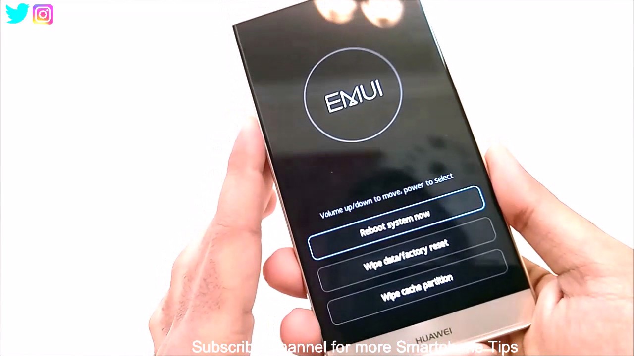 how to hard reset huawei mate 9?
