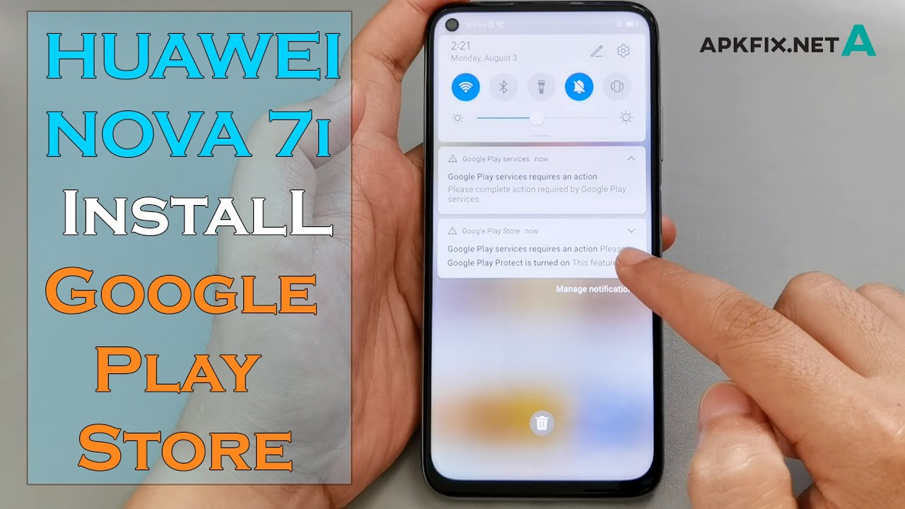 how to install google play on huawei nova 7i?