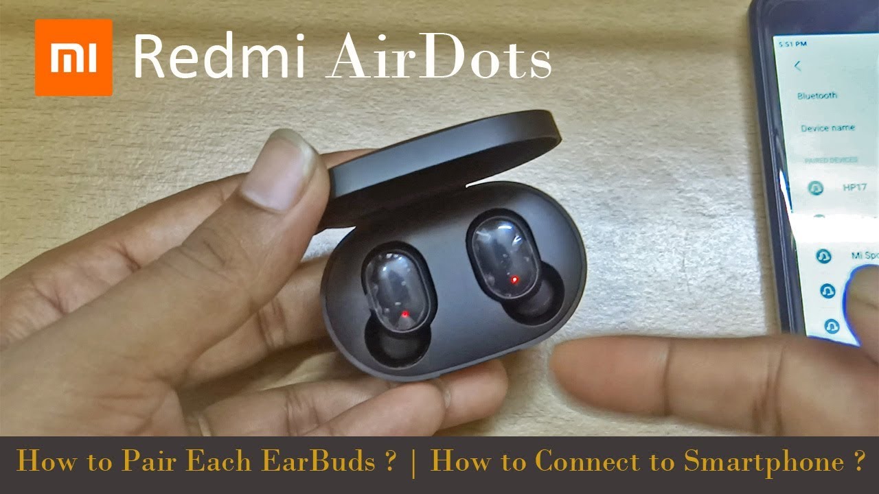 How to Pair Xiaomi Redmi Airdots?