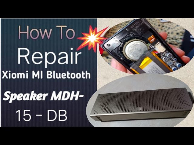 How do I repair my Xiaomi Speaker?