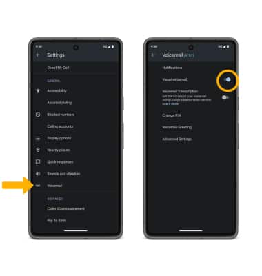 how to set up voicemail on google pixel 7?