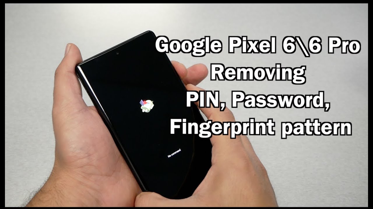 how to factory reset google pixel 6 without password?